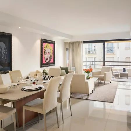 Carlton & Croisette, Chic & Entierement Renove, 2 & 2 Sdb Cannes